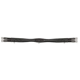 Produktbild von Horka Sattelgurt aus Leder für gemischte Sättel weich gepolstert 110 cm Schwarz