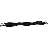 Produktbild von HORKA Sattelgurt aus Nylon mit Waffelgewebe Schwarz Silber 140cm