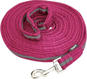 HORKA Schleppleine aus Polyester mit Karabinerhaken in Rosa - 8 m – Bild 1 von 2