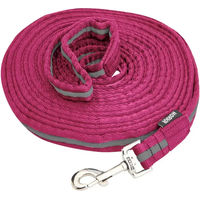 Produktbild von HORKA Schleppleine aus Polyester mit Karabinerhaken in Rosa - 8 m