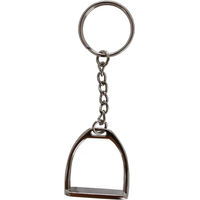 Produktbild von HORKA Schlüsselanhänger Steigbügel aus Metall in Silber für Unisex