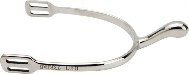 Produktbild von Horka Schwanenhals-Sporen für Damen Silber Größe L50 2 Stück