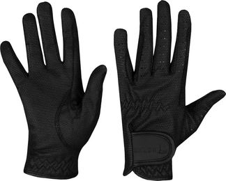 Horka Serino Reithandschuhe aus Kunstleder Schwarz Größe M Unisex – Bild 1 von 3