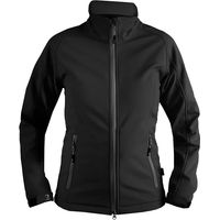 Produktbild von HORKA Silhouette Softshell-Jacke für Damen in Schwarz Größe XL wasserabweisend