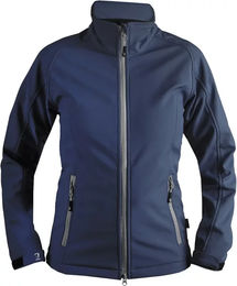 Produktbild von HORKA Silhouette Softshell-Reitjacke für Damen in Blau