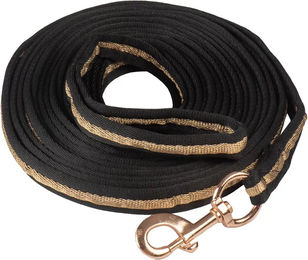 Produktbild von HORKA Soft Longierleine für Pferde in Schwarz und Bunt