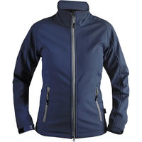 Produktbild von HORKA Softshell-Jacke Silhouette für Damen in Blau Größe XXL wasserabweisend