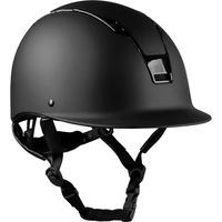 Produktbild von HORKA Sparrow Reithelm aus Leder Schwarz Unisex Größe M/L (57/59 cm)