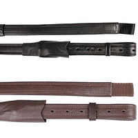 Produktbild von Horka Steigbügelriemen aus Leder mit Nylon Core für Pony in Braun und Silber