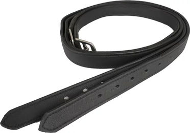 HORKA Steigbügelriemen aus Nylonkernleder Schwarz 135 cm - 135 cm – Bild 1 von 2
