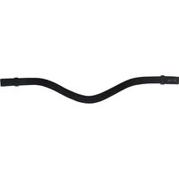 Produktbild von HORKA Stirnband für Pferde aus Leder in Schwarz 18 mm