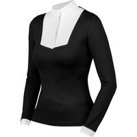 Produktbild von Horka Taylor Show Woman Long Sleeve Reitshirt Damen Schwarz Weiß Größe L