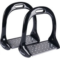 Produktbild von HORKA Tech Steigbügel aus Aluminium in Schwarz 12 cm