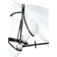 Produktbild von HORKA Trense Flamingo für Ponys aus Leder in Schwarz