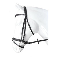 Produktbild von HORKA Trense Verdi Leder Braun-Gold für Warmblut