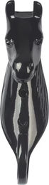 HORKA Trensenhalter Pferdekopf aus Metall Schwarz – Bild 1 von 1