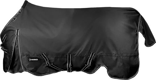 Produktbild von HORKA Turi Outdoor-Pferdedecke aus Polyester in Schwarz