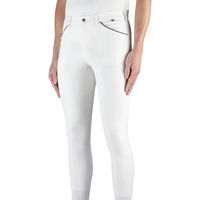 Produktbild von HORKA Turnierhose Wellington Reithose für Herren in Weiß aus Nylon Größe 40