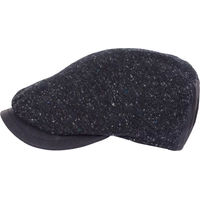Produktbild von HORKA Tweed-Beret aus Wolle Donegal Unisex in Blau oder Schwarz