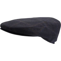 Produktbild von HORKA Tweed-Beret Unisex Wintermütze Blau oder Schwarz 56 cm
