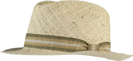Produktbild von HORKA Valencia Strohhut für Damen und Herren in Natur und Weiß 61 cm