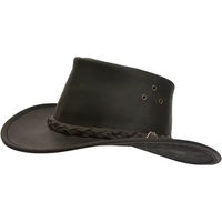 Produktbild von HORKA Wallaroo Leinwandhut aus Leder Unisex in Braun oder Schwarz Größe S