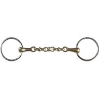 Produktbild von HORKA Waterford Gebiss für Pferde mit 2 Ringen aus Metall in Silber