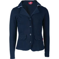Produktbild von Horka Wettkampf Reitjacke Carousel für Mädchen in Dunkelblau Größe 128 aus Baumwolle