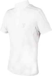 Produktbild von HORKA Windsor Reitshirt für Herren in Weiß Größe XXL aus Polyester mit Polygiene-Strick