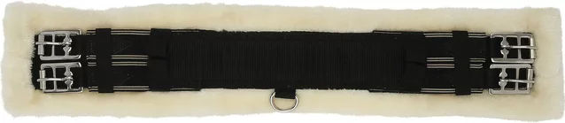 Horse Guard Dressur-Sattelgurt mit imitiertem Lammfell 65 cm – Bild 1 von 2