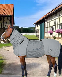 Produktbild von Horse Guard Ekzemerdecke Fliegendecke Grau für Pferde