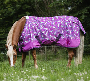 Produktbild von Horse Guard Josh Unicorn Turnoutdecke für Pferde aus Polyester in Lila Bunt 600D 0g