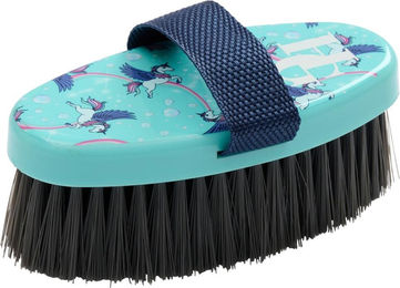 Produktbild von Horse Guard Kids Putzbürste Aruba Blue mit Pegasus Motiv aus Kunststoff