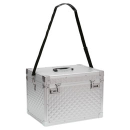 Horse Guard Putzbox aus Aluminium in Silber Metalloptik für Pferde – Bild 1 von 2