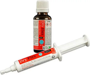 Produktbild von Horse Master Dry-flex Spritze zur Gabelpflege für Pferde 30 ml