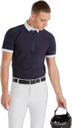 Produktbild von Horse Pilot Aeris Turnier-Poloshirt für Herren in Blau Größe L