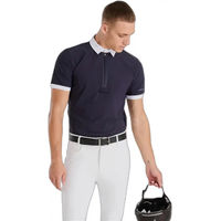 Produktbild von Horse Pilot Aeris Turnier-Poloshirt für Herren in Blau Grösse XL