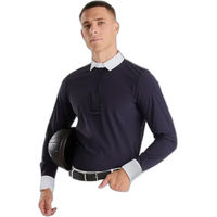 Produktbild von Horse Pilot Aeris Turnier-Poloshirt für Herren in Schwarz Größe XS