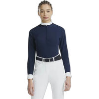 Produktbild von Horse Pilot Aerolight Reitturnier-Hemd Damen Langarm Blau Größe L