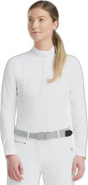 Produktbild von Horse Pilot Aerolight Reitturnier-Hemd Damen Langarm Weiß 2XS