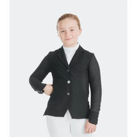 Produktbild von Horse Pilot Aeromesh Reitturnierjacke für Mädchen in Schwarz für den Sommer