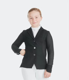 Produktbild von Horse Pilot Aeromesh Reitturnierjacke für Mädchen Sommer Schwarz Größe 12 Jahre
