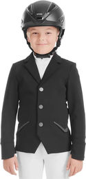 Produktbild von Horse Pilot Aerotech Turnierjacke für Kinder in Schwarz mit Öko-Tex Zertifizierung