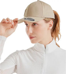 Produktbild von Horse Pilot Baseball Kappe Flexfit Unisex Beige OEKO-TEX Standard 100