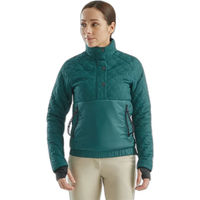 Produktbild von Horse Pilot Damen Reitjacke High-Frequency Daunenjacke mit synthetischen Daunen wasserabweisend Grün Größe S