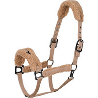 Produktbild von Horse Pilot Halfter Teddy Plüsch Blau Beige
