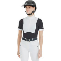 Produktbild von Horse Pilot Monica Reitshirt Damen Schwarz Grösse M Oeko-Tex Stoff