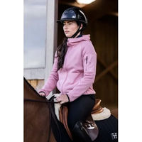 Produktbild von Horse Pilot Pampa Fleecejacke mit Kapuze für Damen in Rosa Größe XS