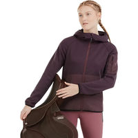 Produktbild von Horse Pilot Pampa Reitjacke Fleece mit Kapuze für Damen in Braun Größe L