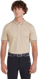 Produktbild von Horse Pilot Reit-Poloshirt Atlas für Herren in Beige Größe XL mit OEKO-TEX Standard 100